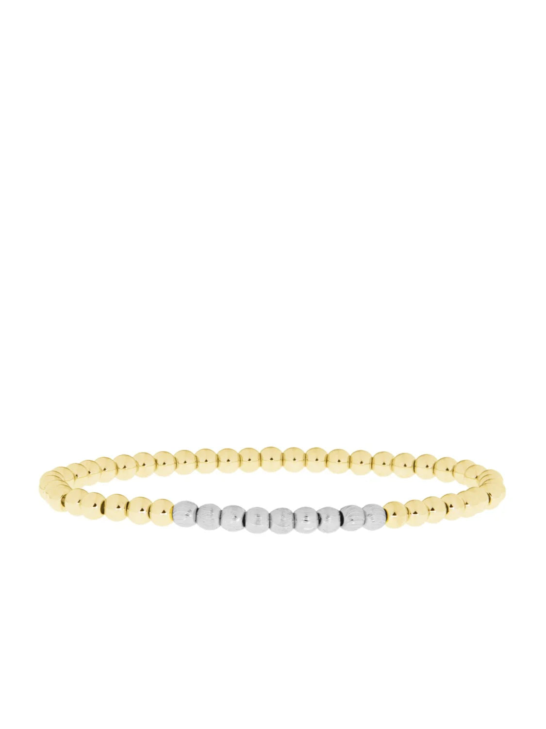 Marlyn Schiff Gold Bracelet Textured Beads