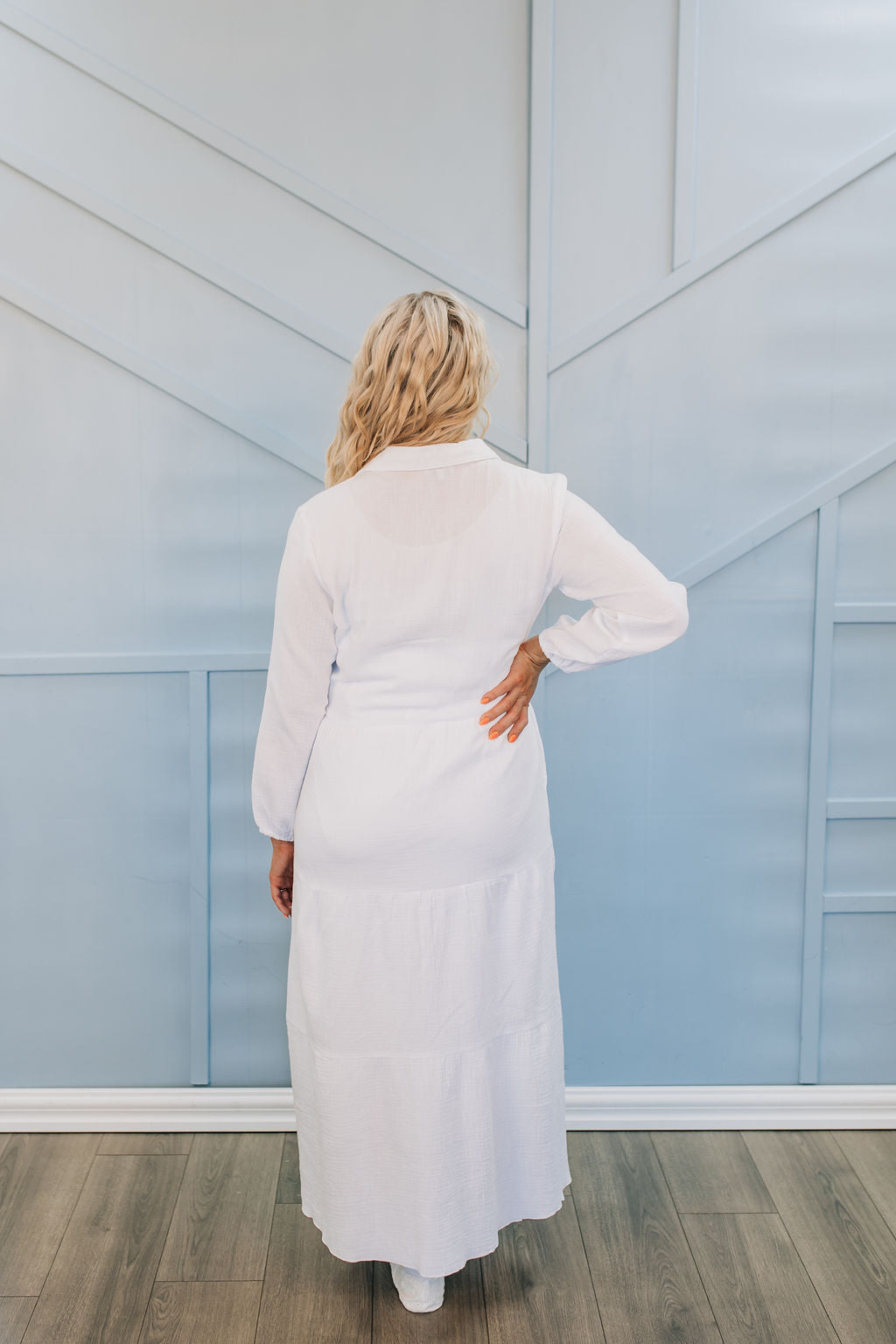 Cotton LDS Temple Zipper Dress