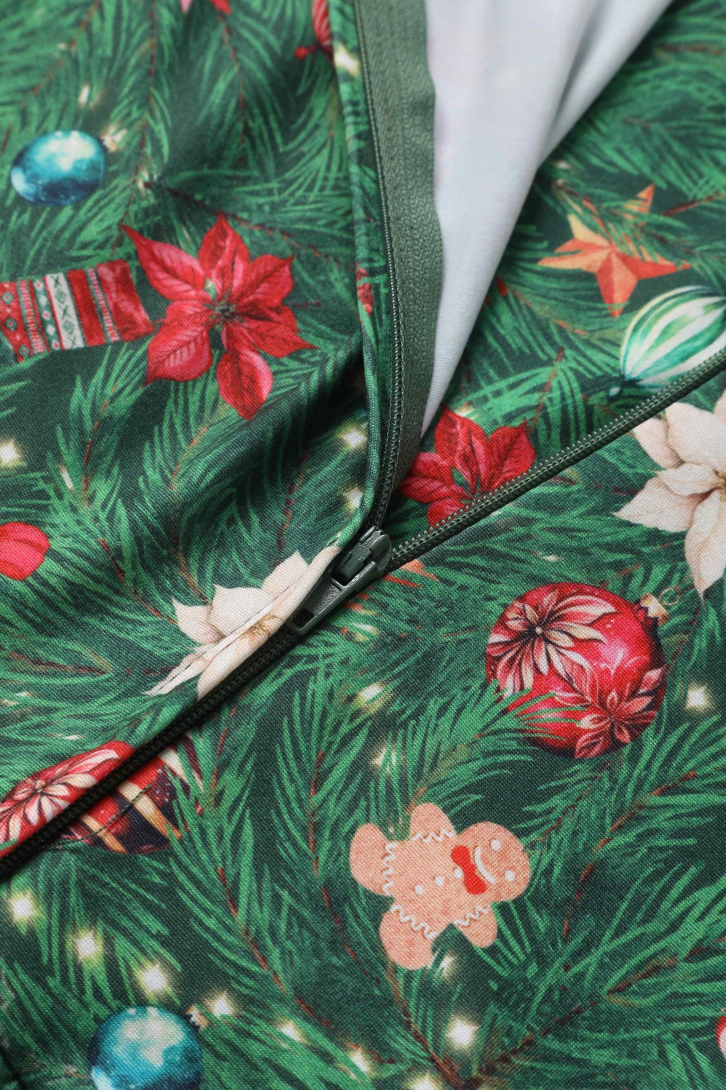 Billie Christmas Tree Long Sleeved Dress