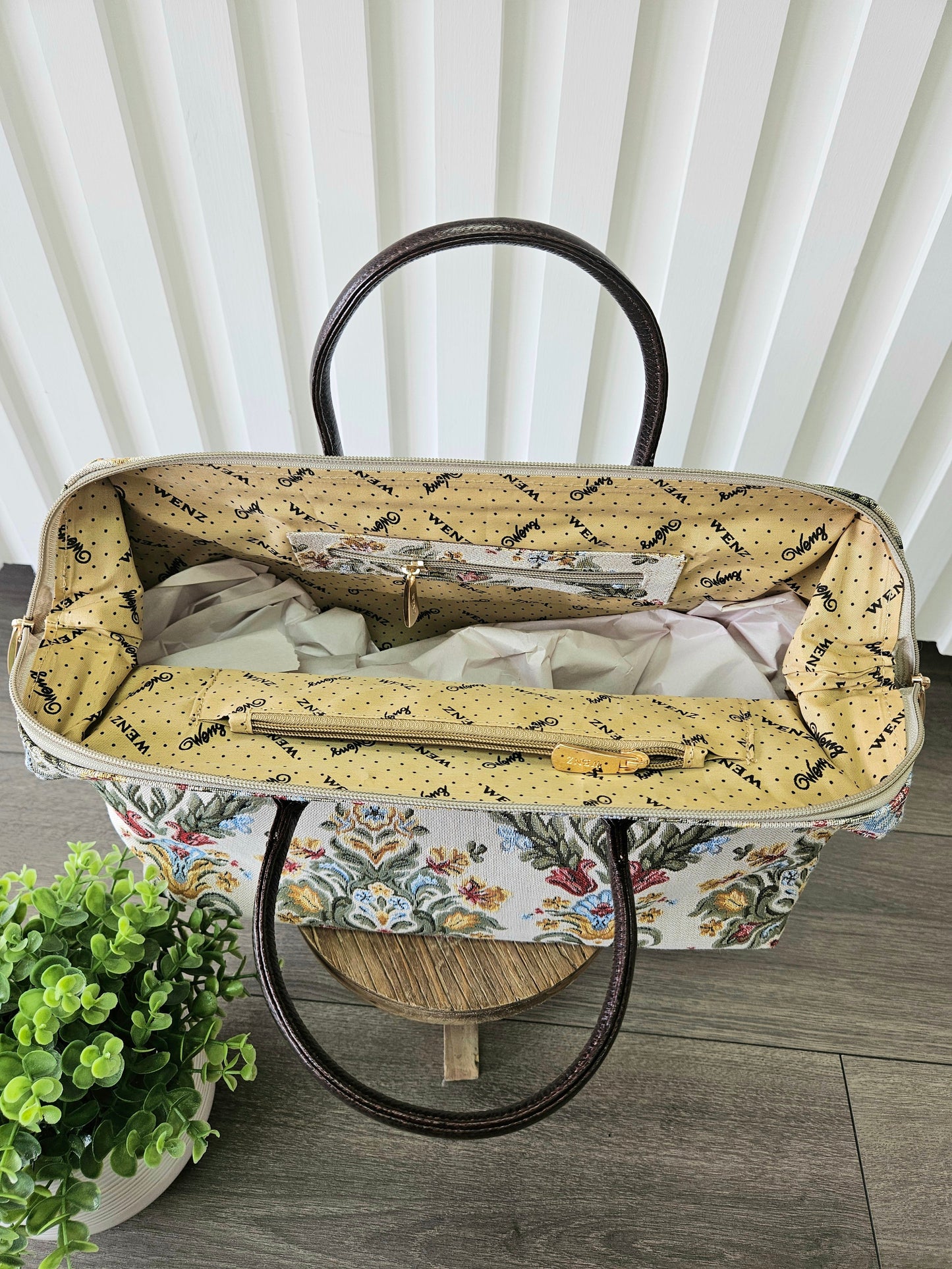 Floral Damask LDS Temple Bag