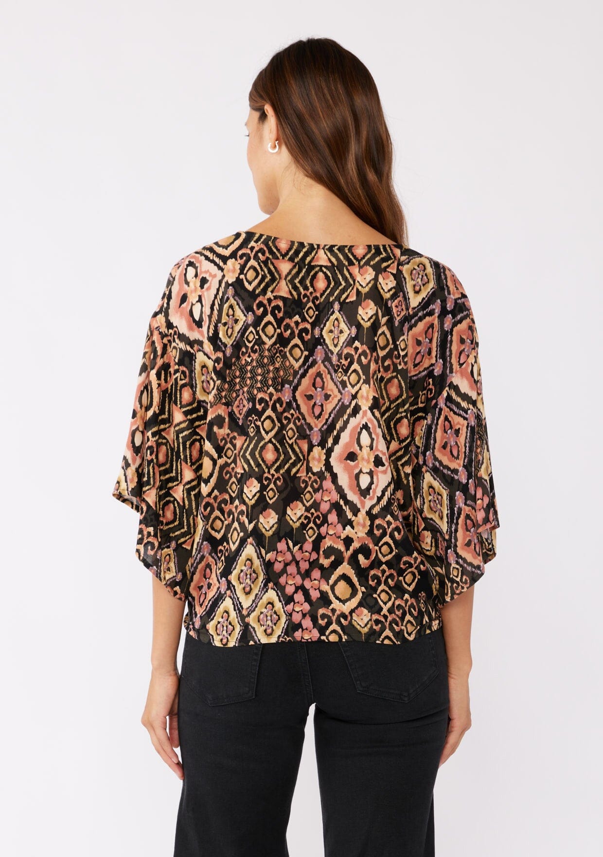 Shadow Canyon Tie Front Top