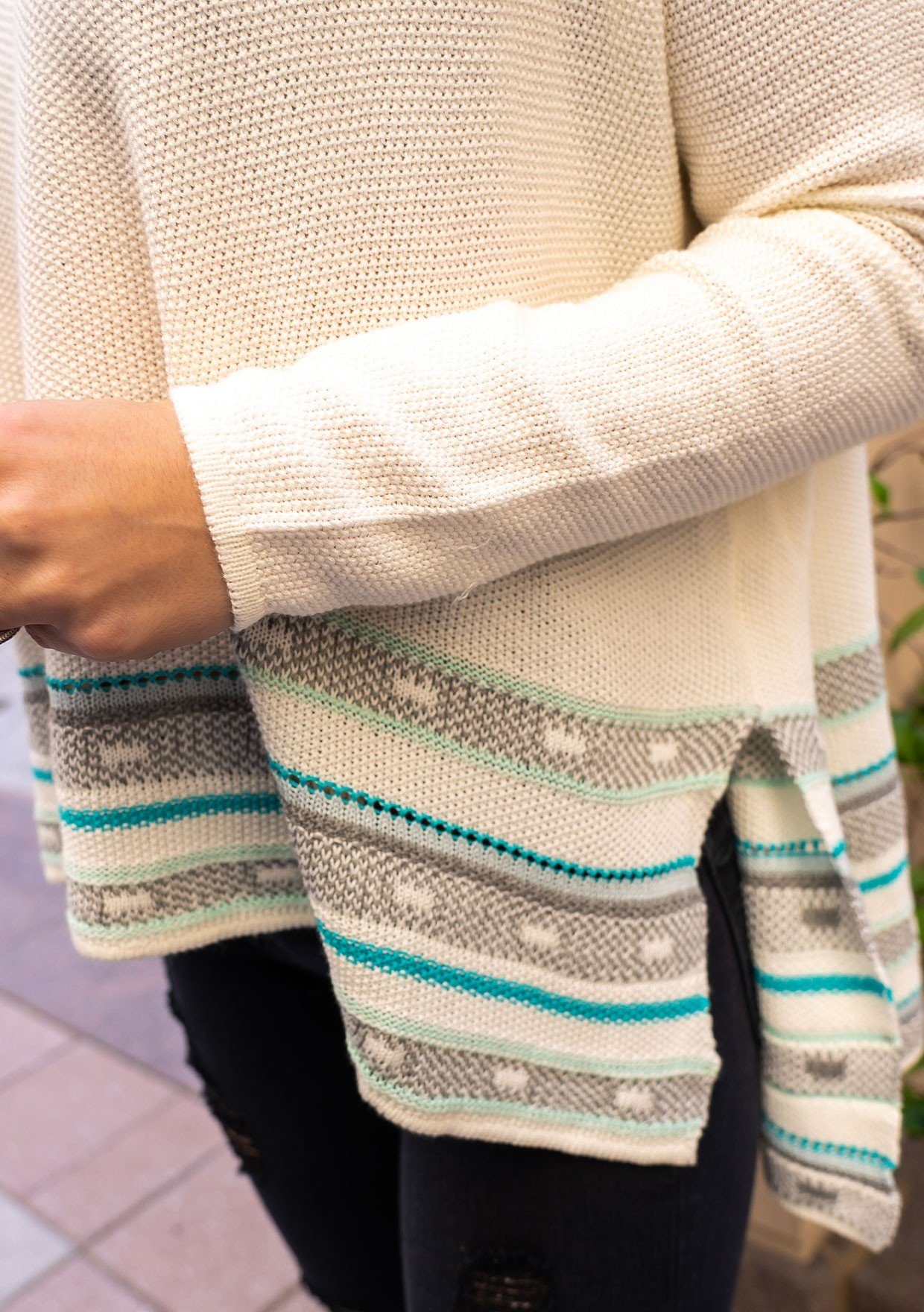 California Stripes Knit Pullover