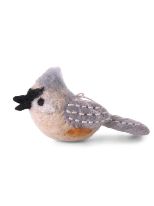 Gry & Sif Tufted Titmouse Ornament