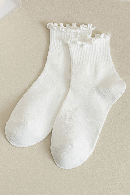 Lettuce Trim Crew Socks