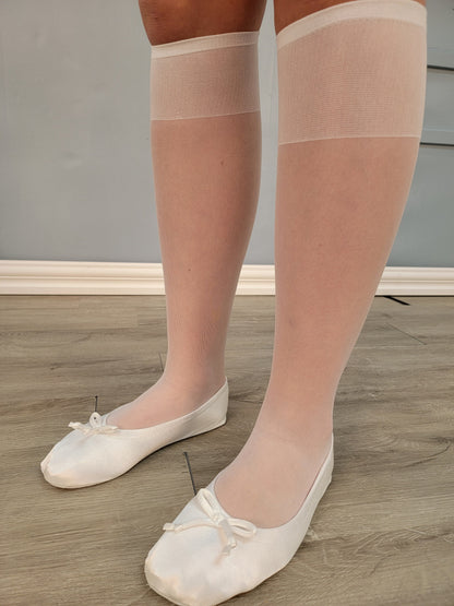 Sock - Knee High with Nylon