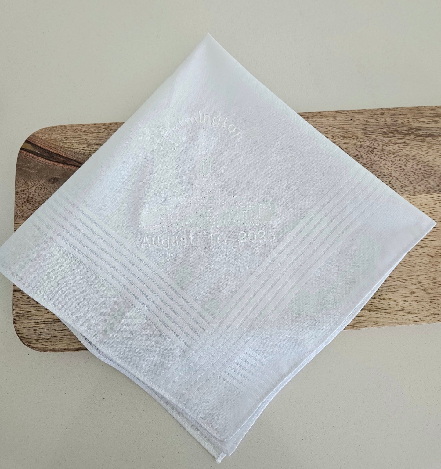 Temple Dedication Hankie