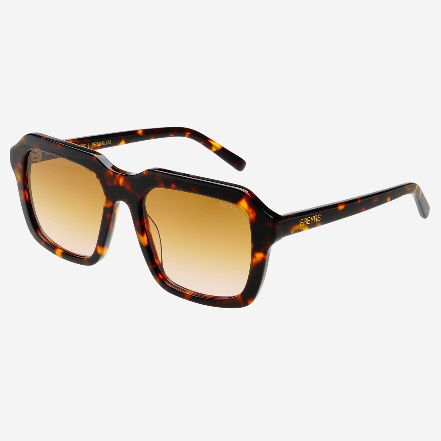 Charlie Rectangular Sunglasses - Dark Tortoise