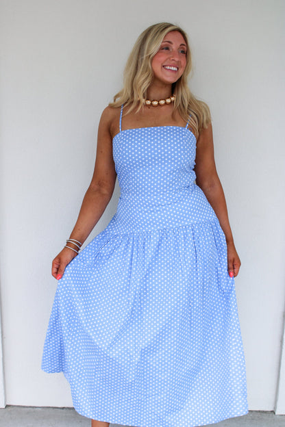 Jane Polka Dot Tank Crop Top