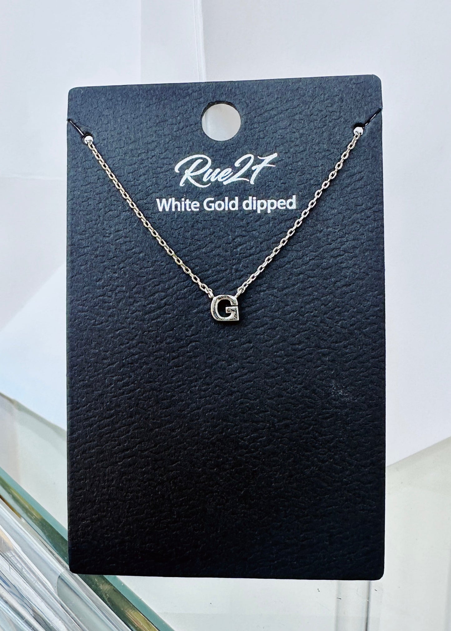 Initial Gold Dipped Necklace