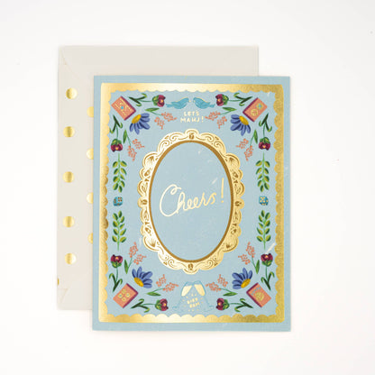 Cheers (Bird, Bam!) Mahjong Greeting Card