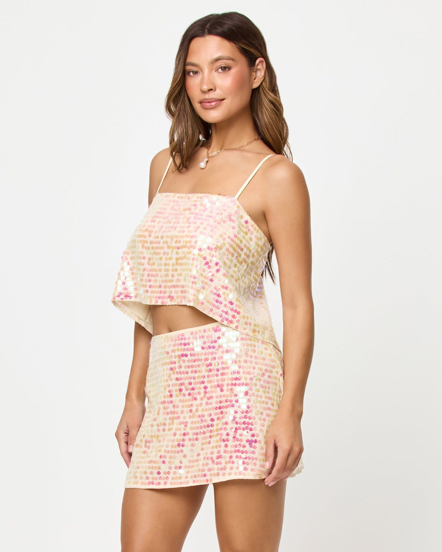 Glow Getter Top - Prosecco