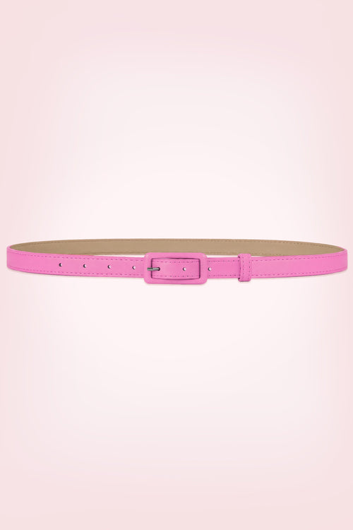 Loretta Slim Belt in Pink