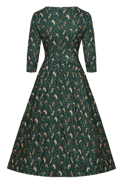 Billie Green Giraffe Dress