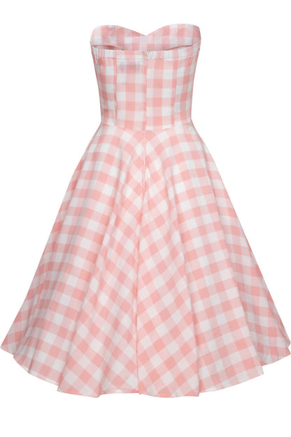 Melissa Retro Pink Gingham Dress