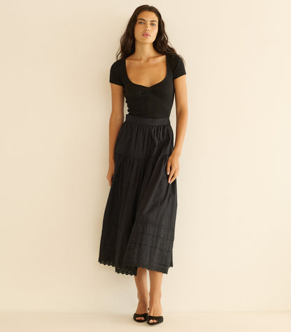 COLETA BODYSUIT -- BLACK