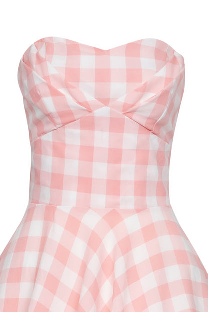 Melissa Retro Pink Gingham Dress