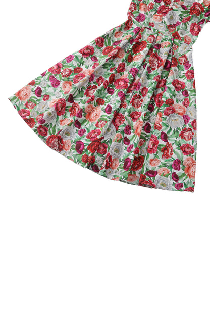 Lily White Peony Off Shoulder Dress