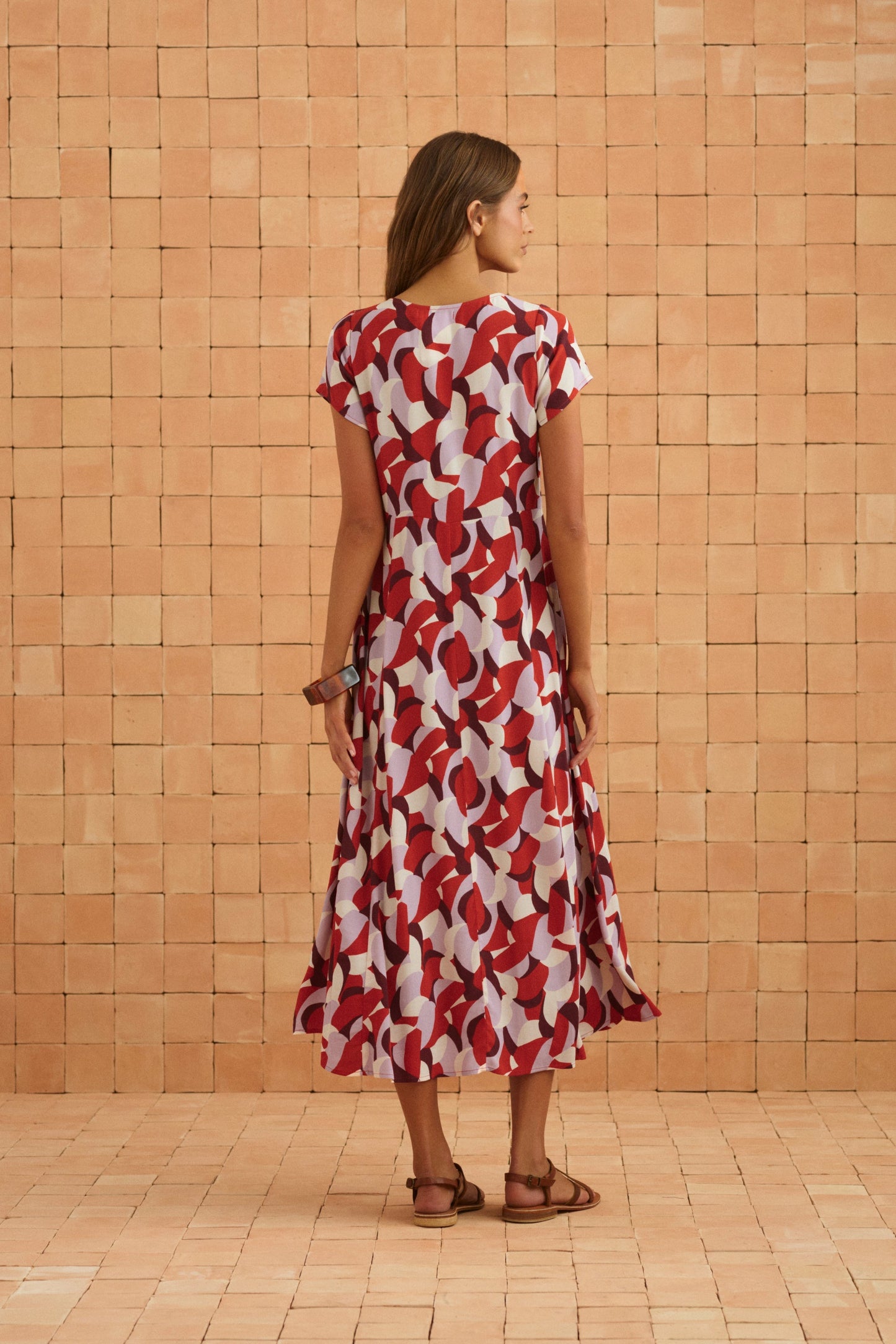 Elani Dress In Sweet Pea