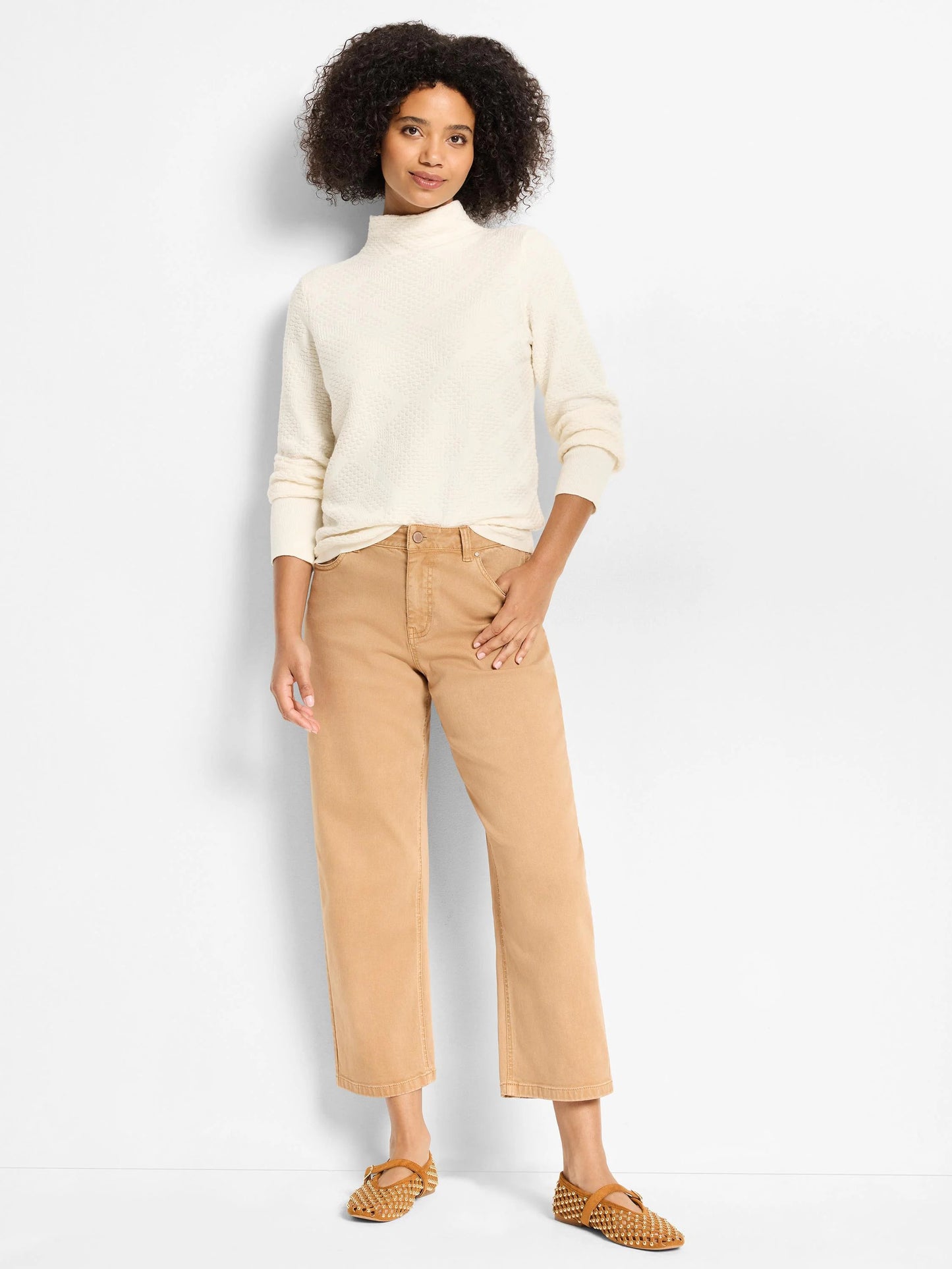 Textured Diamonds Sweater