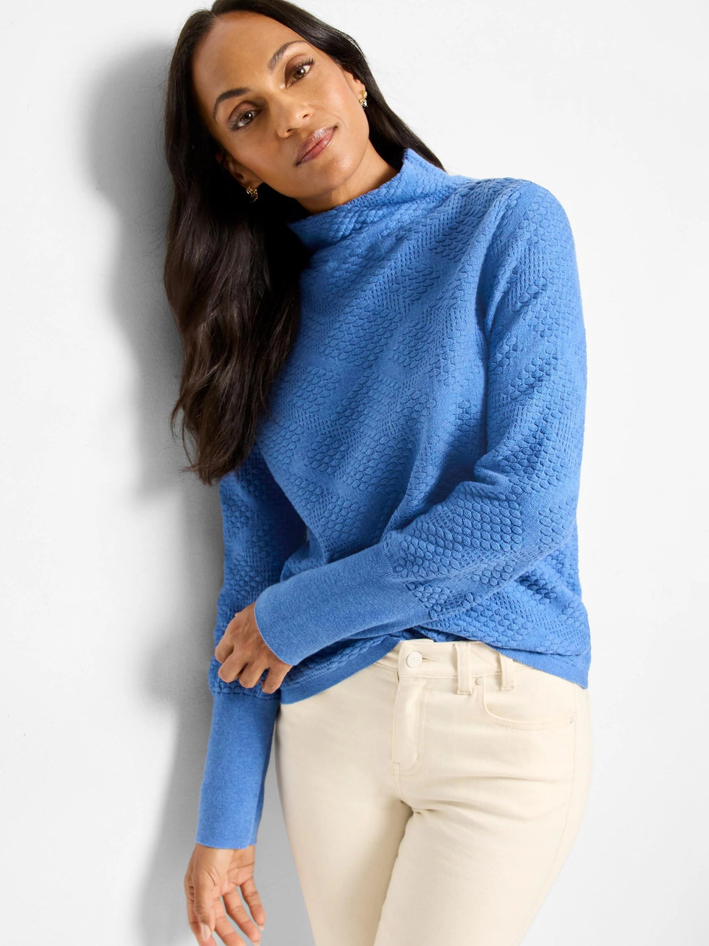Textured Diamonds Sweater