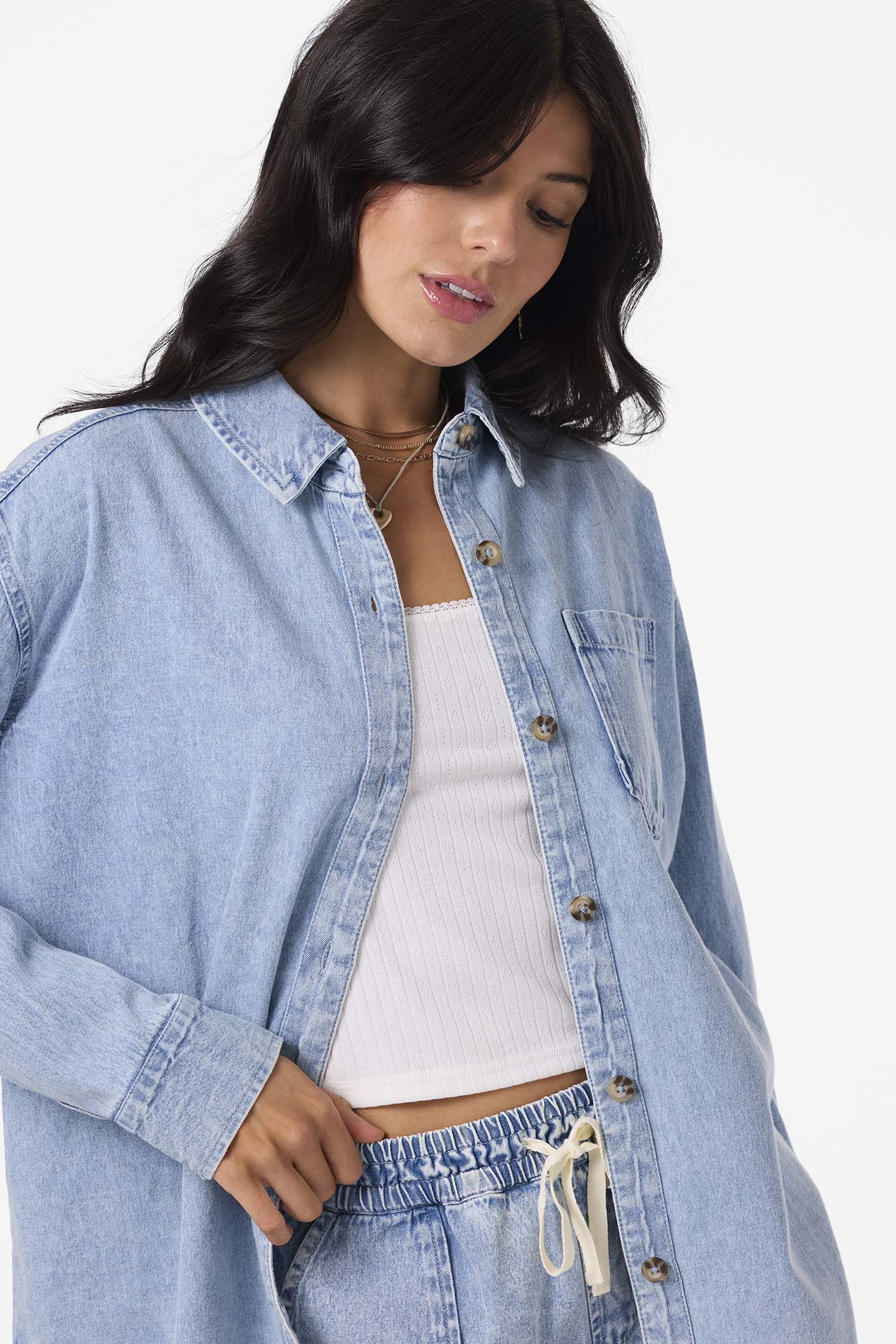 Sevie Denim Shacket