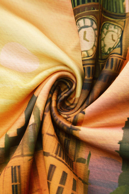 Amanda London At Sunset Flared Dress