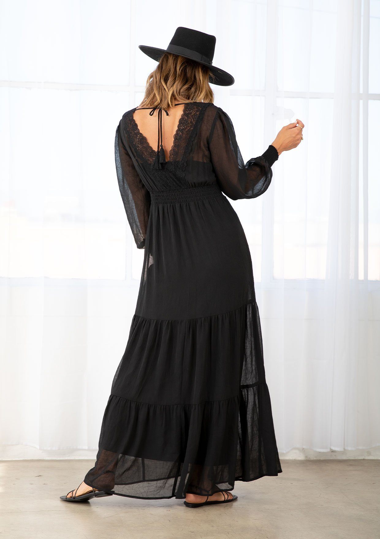 Casablanca Lace Maxi Dress