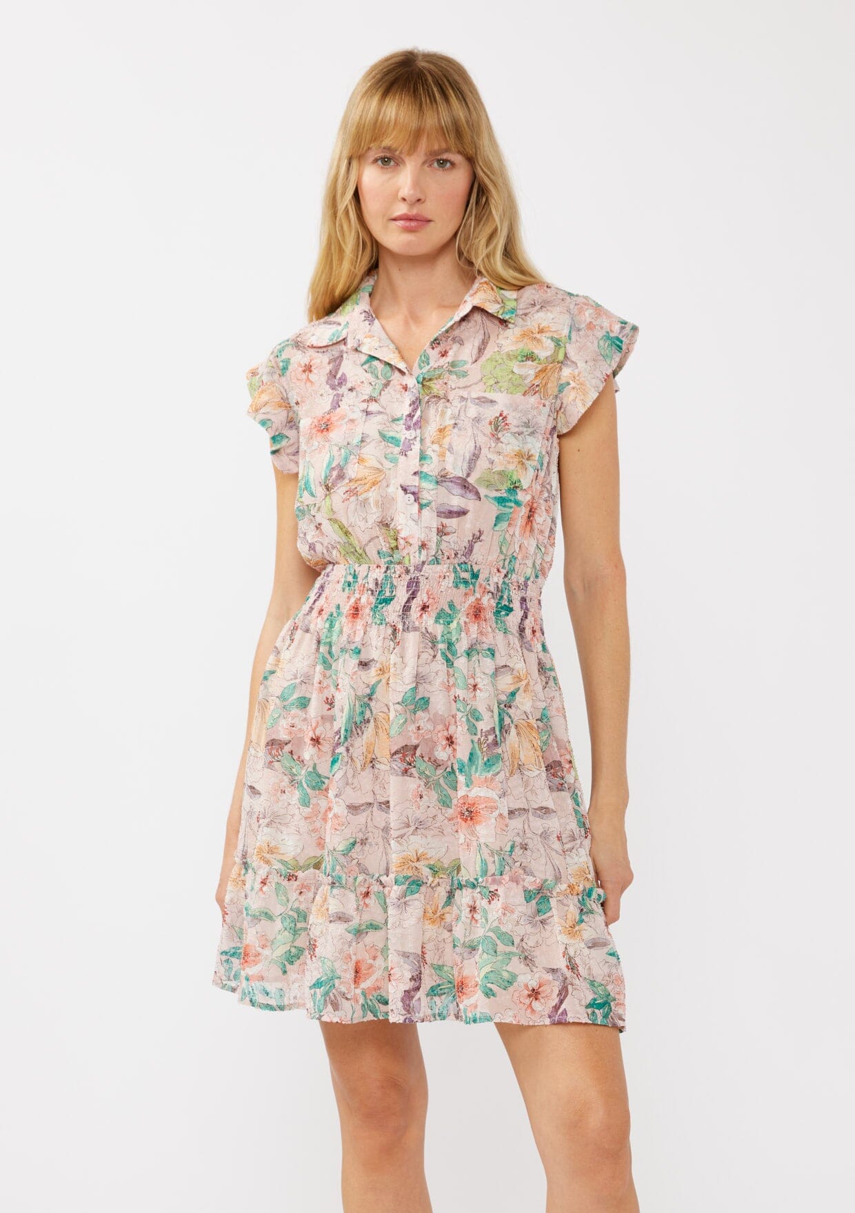 Floral Dust Mini Dress