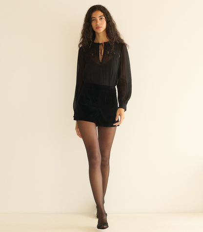 LIORA TOP -- BLACK