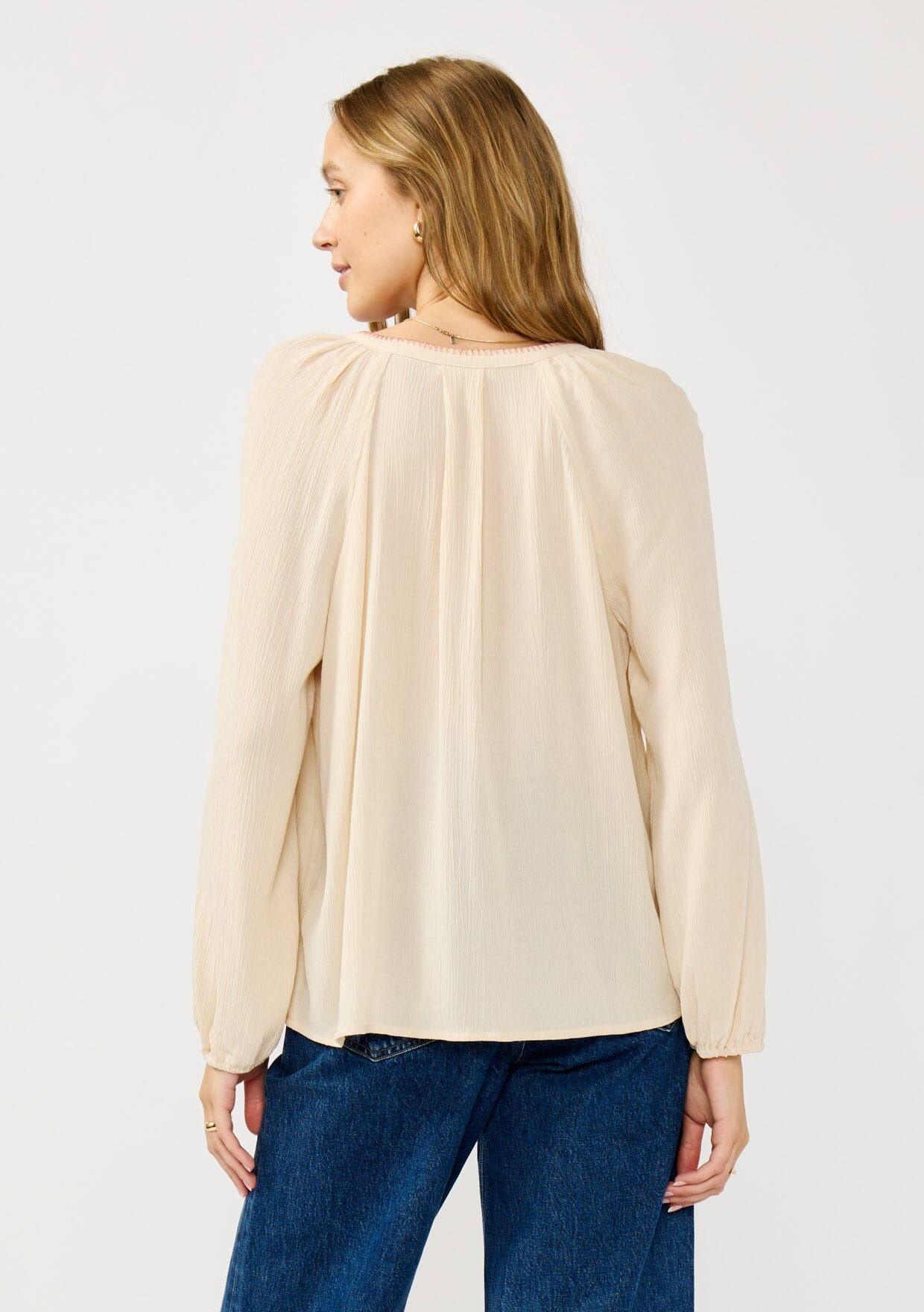 Desert Hideaway Embroidered Blouse