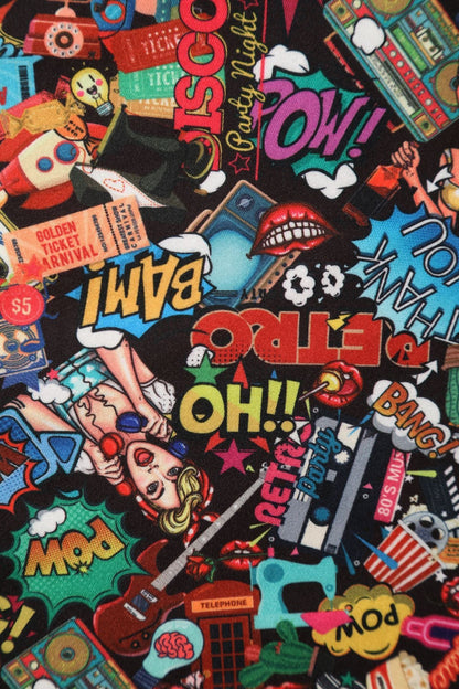 Billie Long Sleeved Pop Art Dress