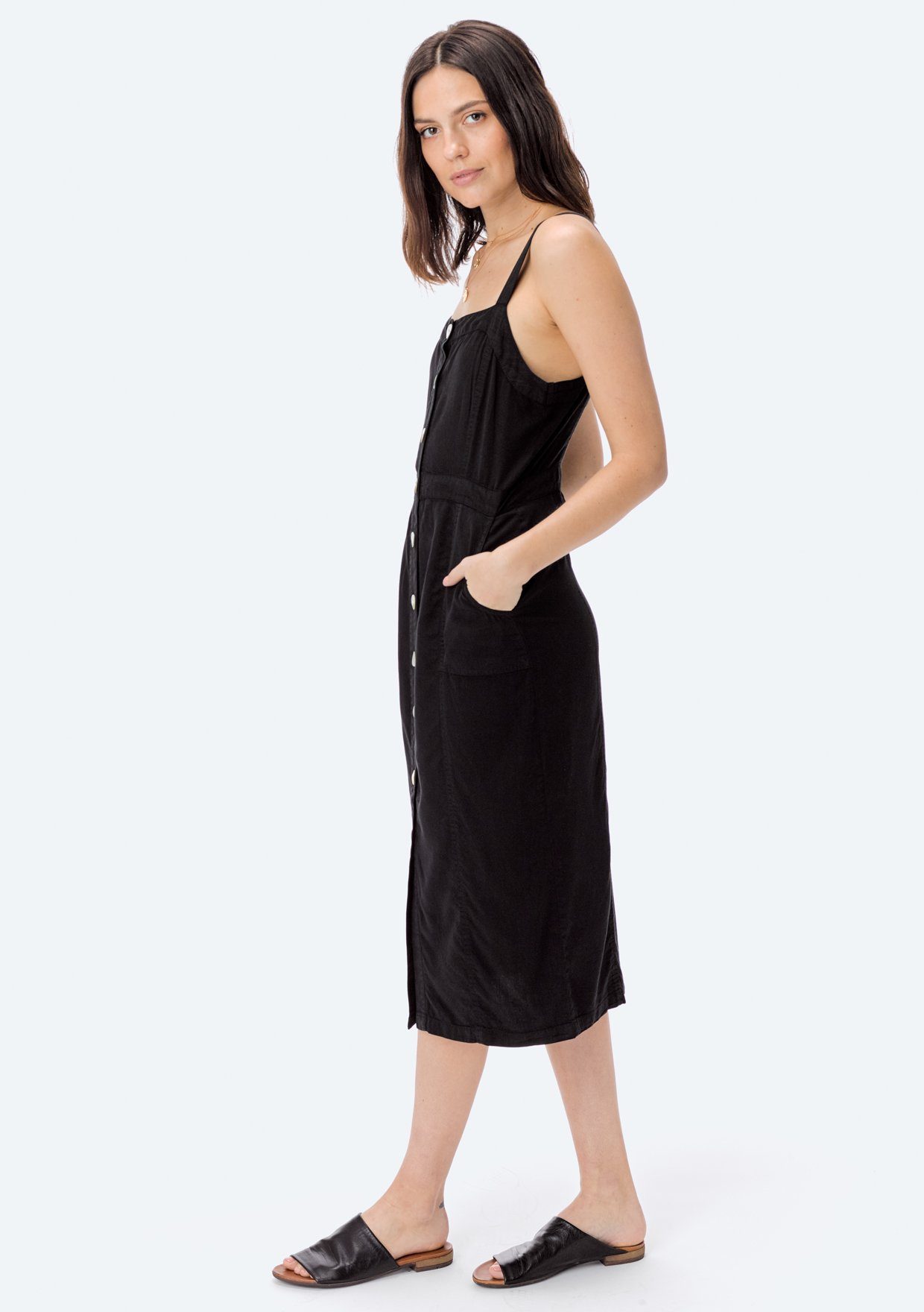 Cecelia Button Front Dress