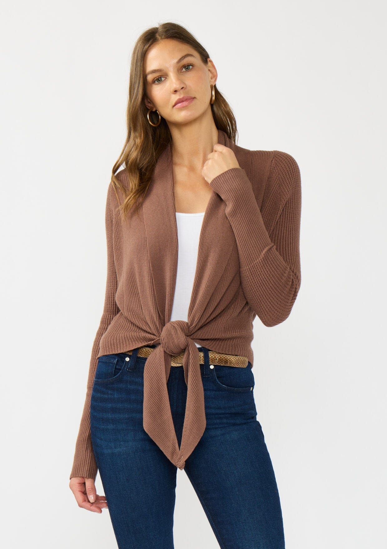 Willa Tie Front Sweater