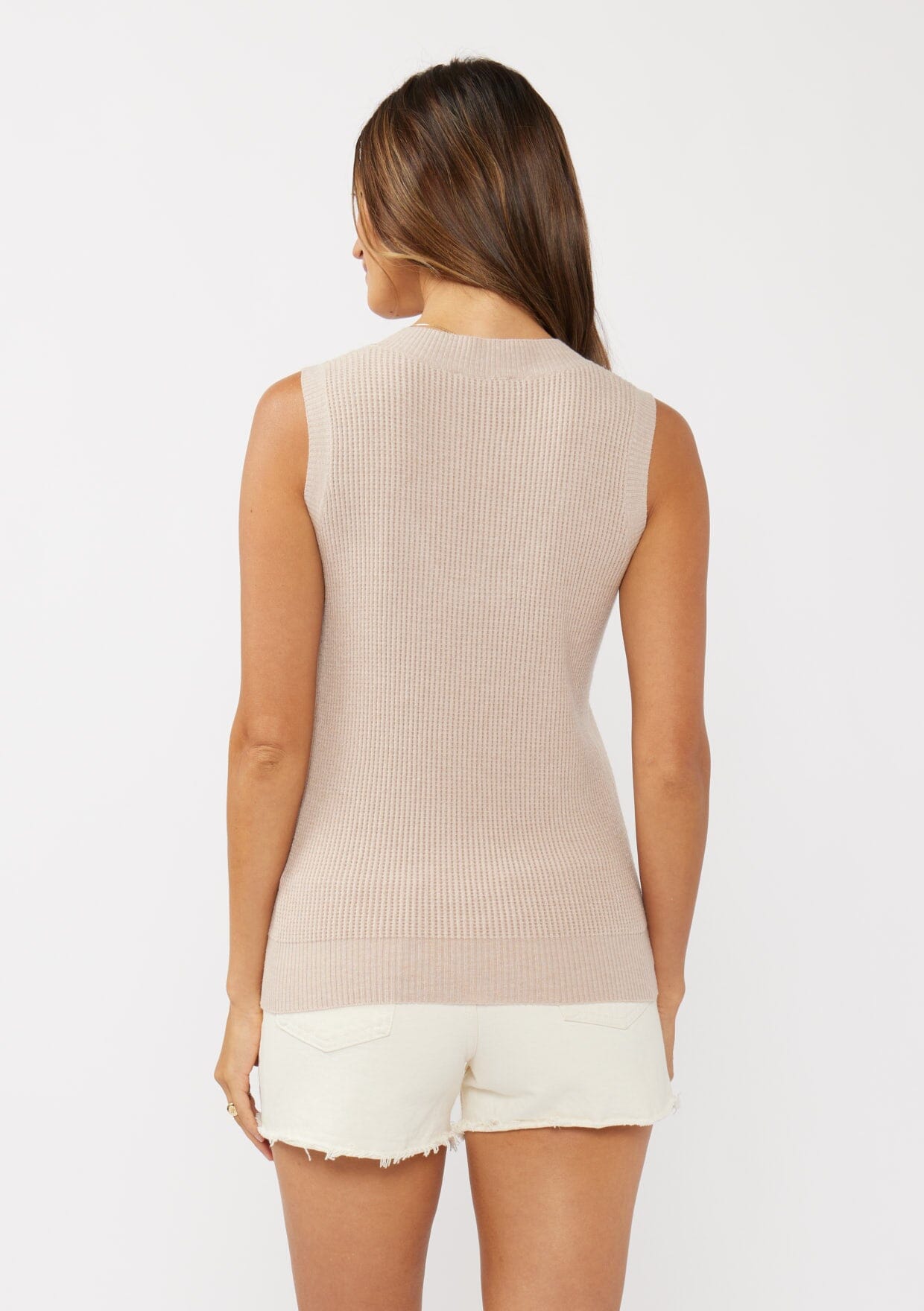Jessie Waffle Knit Sweater Tank