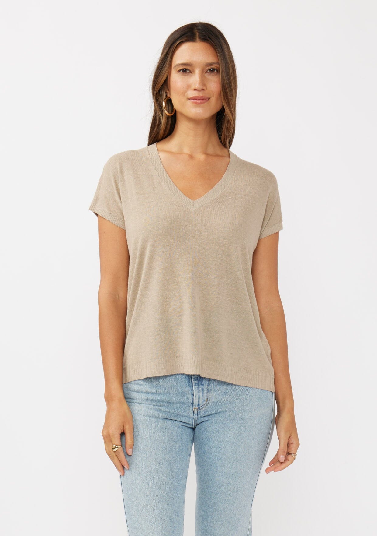 Gabby Linen Tee