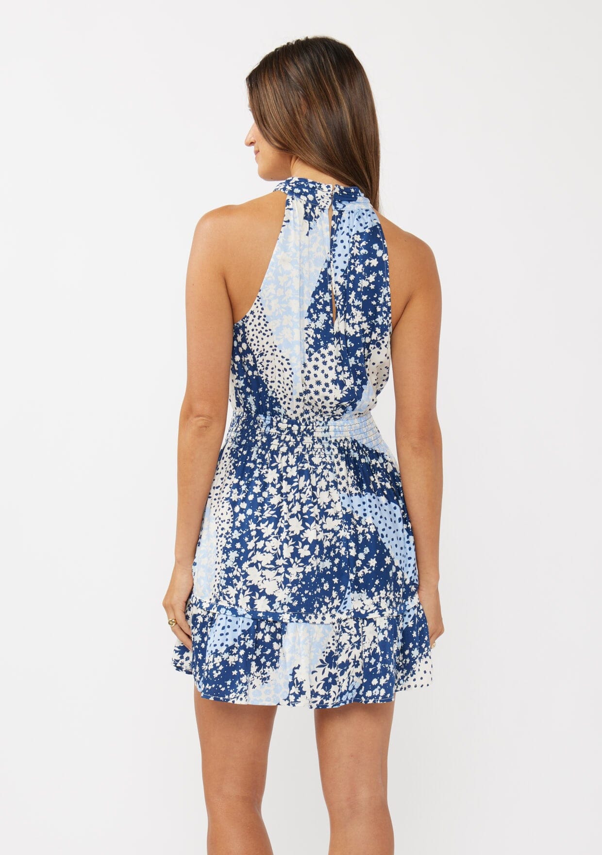 Eternal Wander Halter Mini Dress