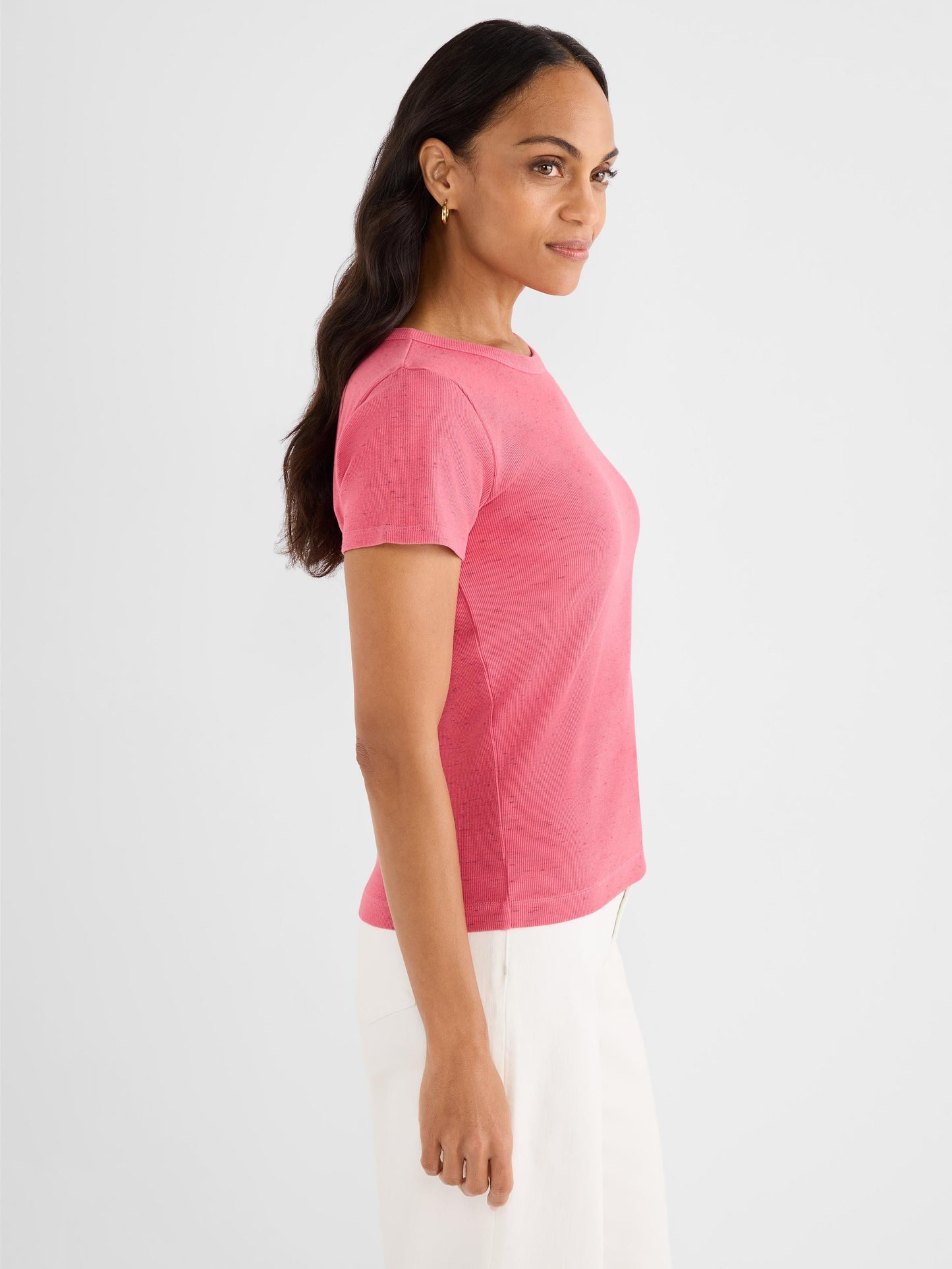 NZT Speckled Crew Neck Tee