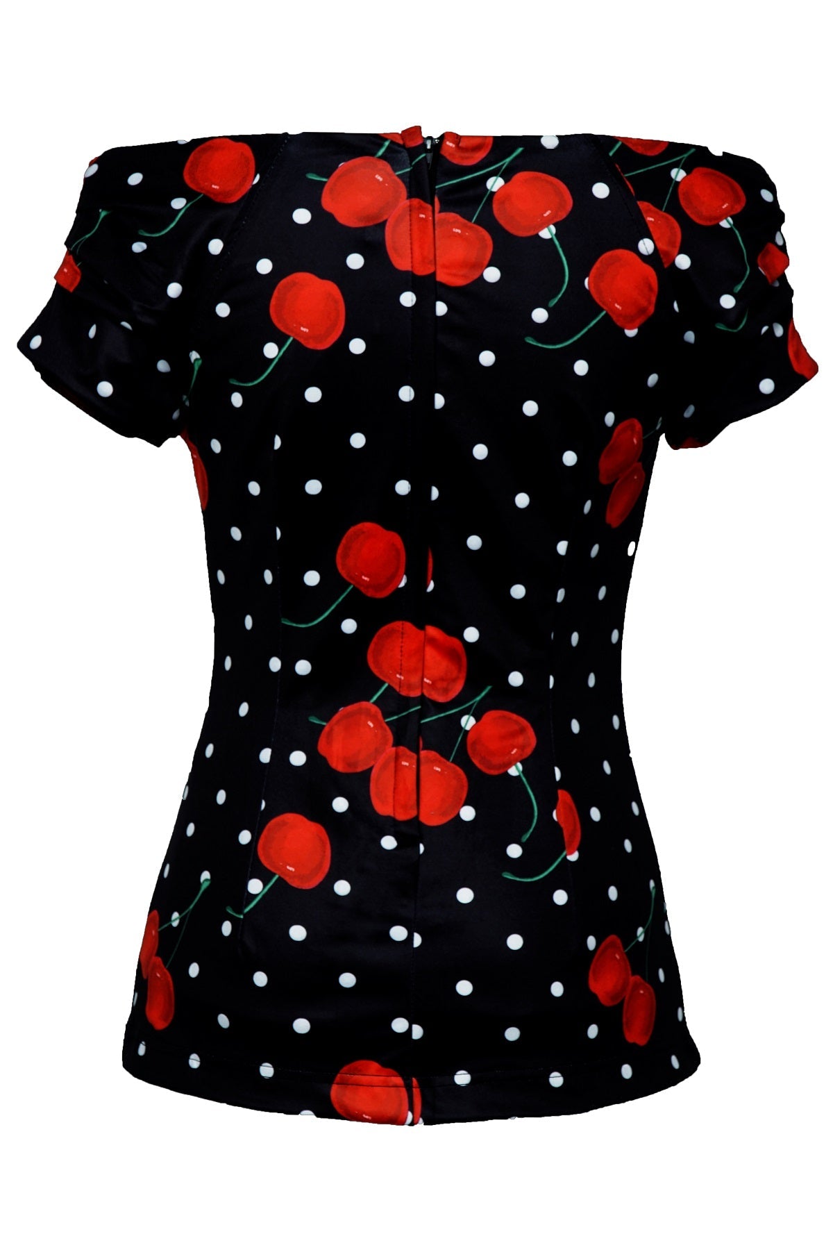 Lilian Off Shoulder Black Cherry Top