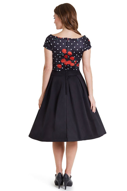 Lilian Off Shoulder Black Cherry Top