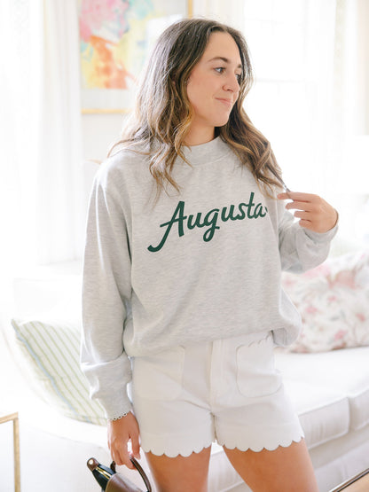 Augusta Heart Mockneck Sweatshirt