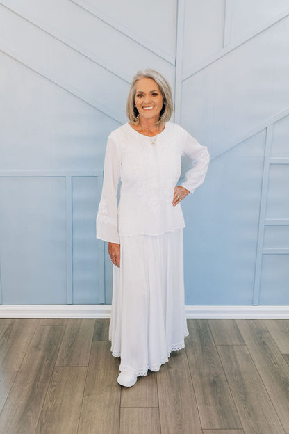 Embroidered Top-Available in Small