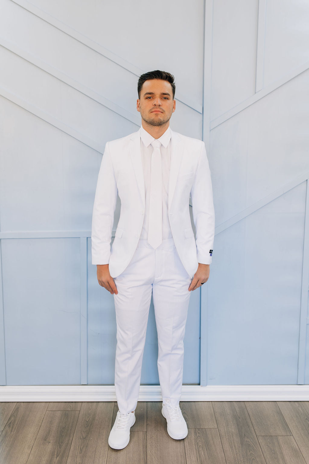 Men's White Suit-Slim Fit-CLOSEOUT