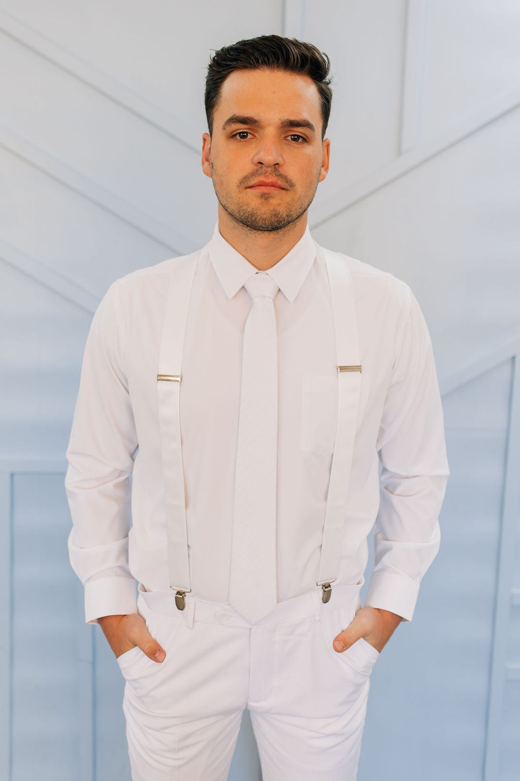 White Suspenders