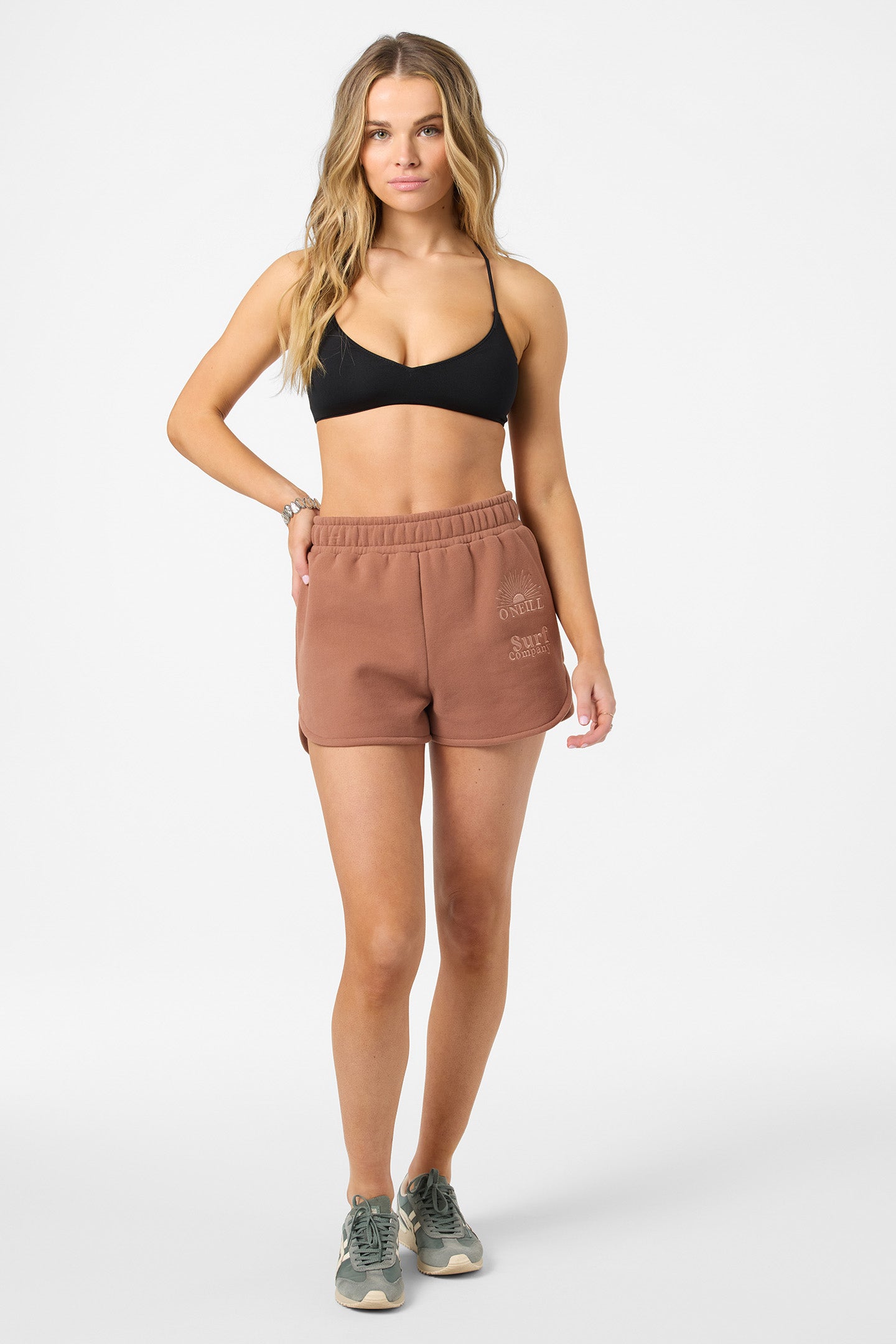 Chore Break Scallop Fleece Lounge Shorts