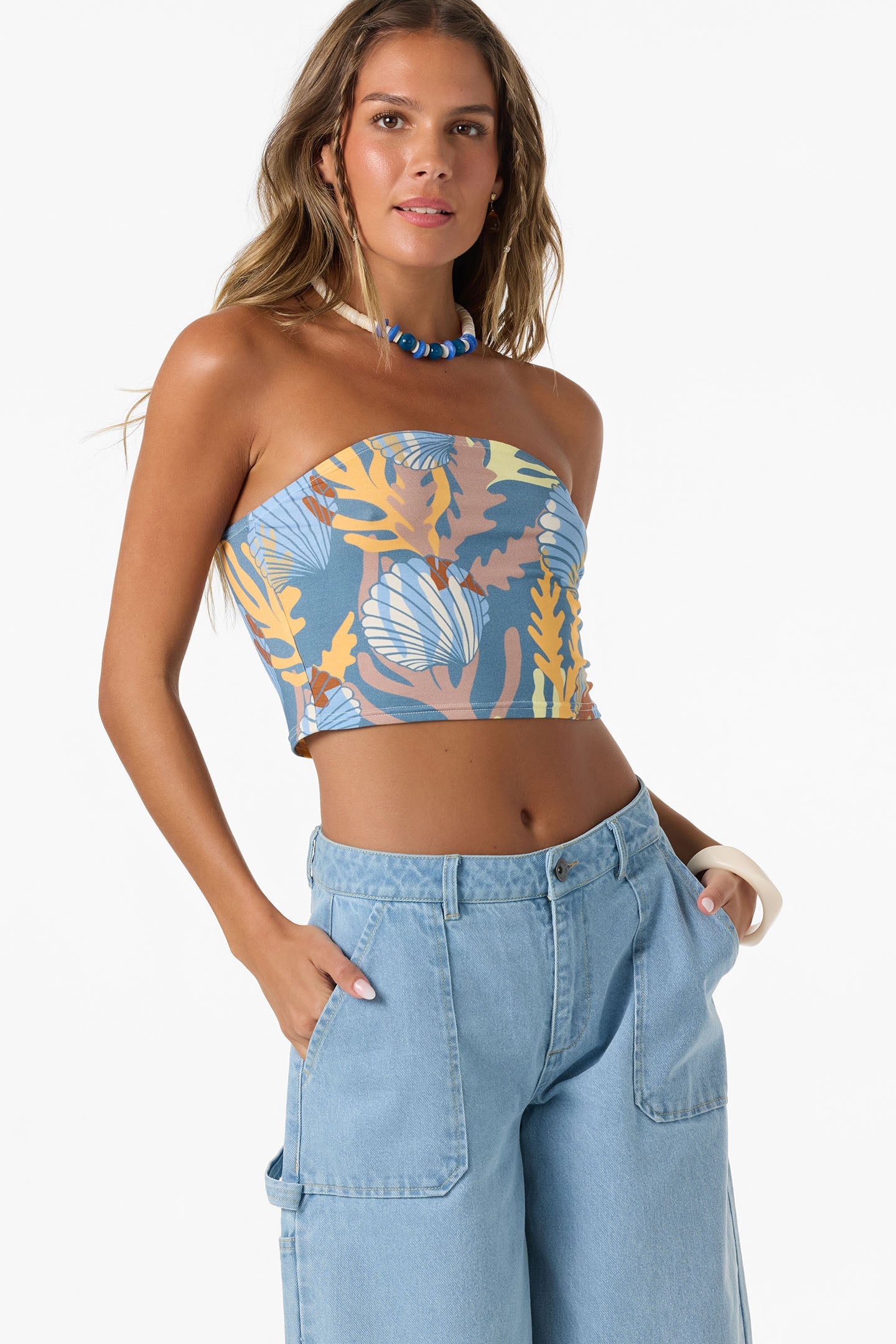 Adeline Geo Tube Top