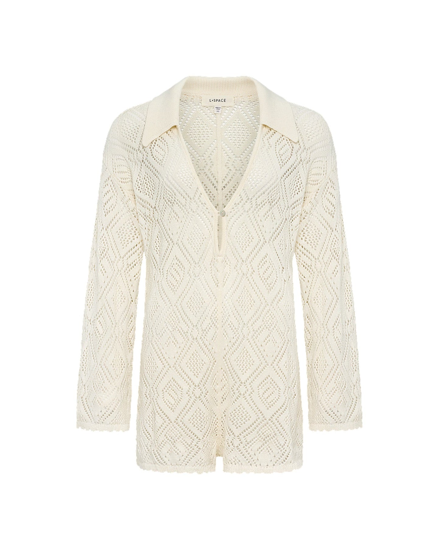 x The Salty Blonde Golden Daze Romper - Cream