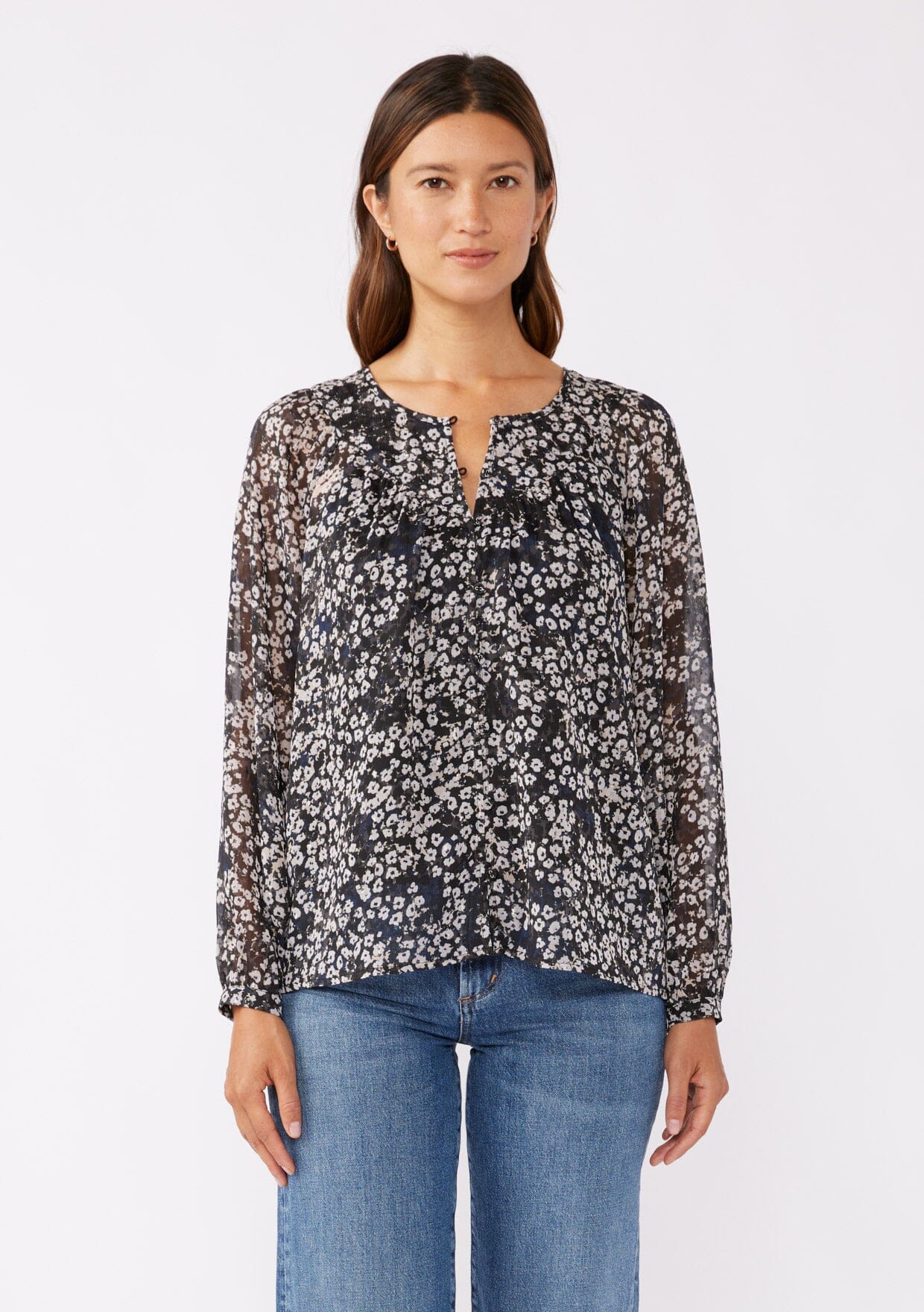 Raven's Garden Button Down Blouse