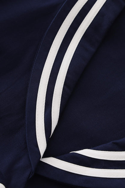 Mollie Nautical Full Circle Shirt Dress