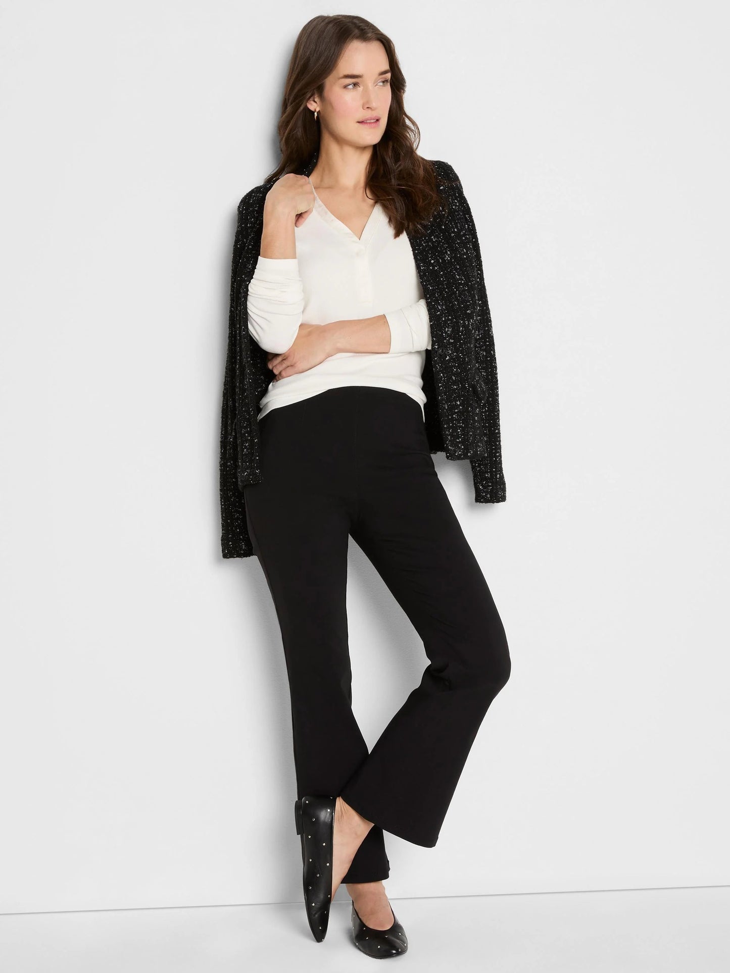 Metallic Grid Knit Jacket