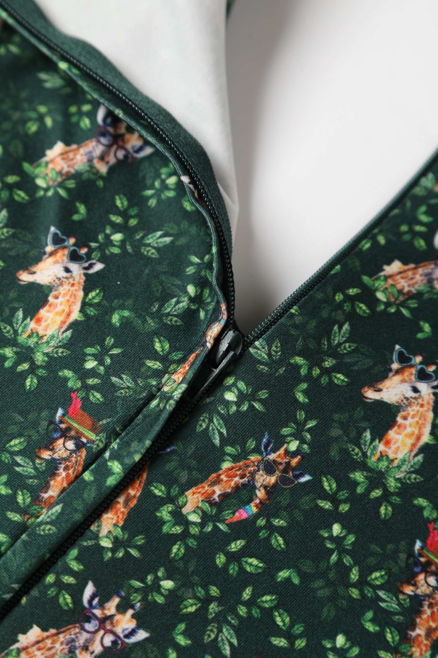 Billie Green Giraffe Dress